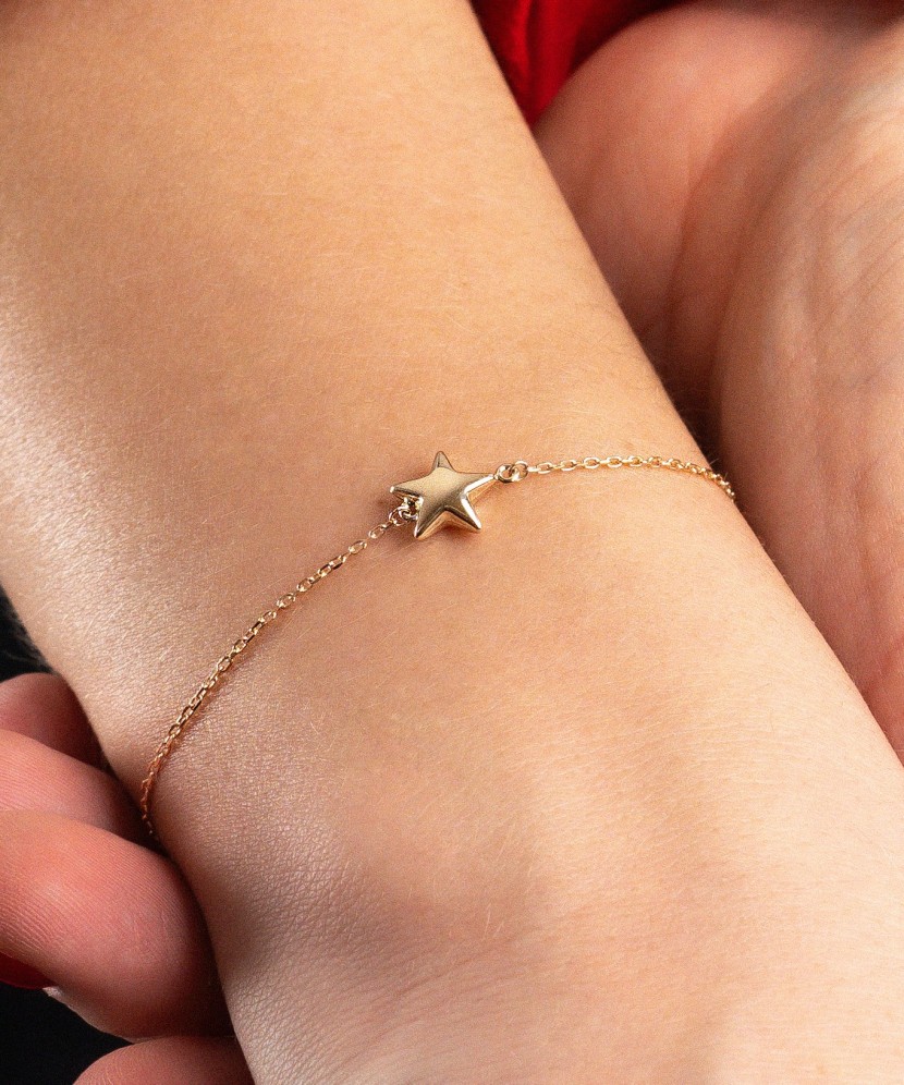 Gold bracelet "Star"