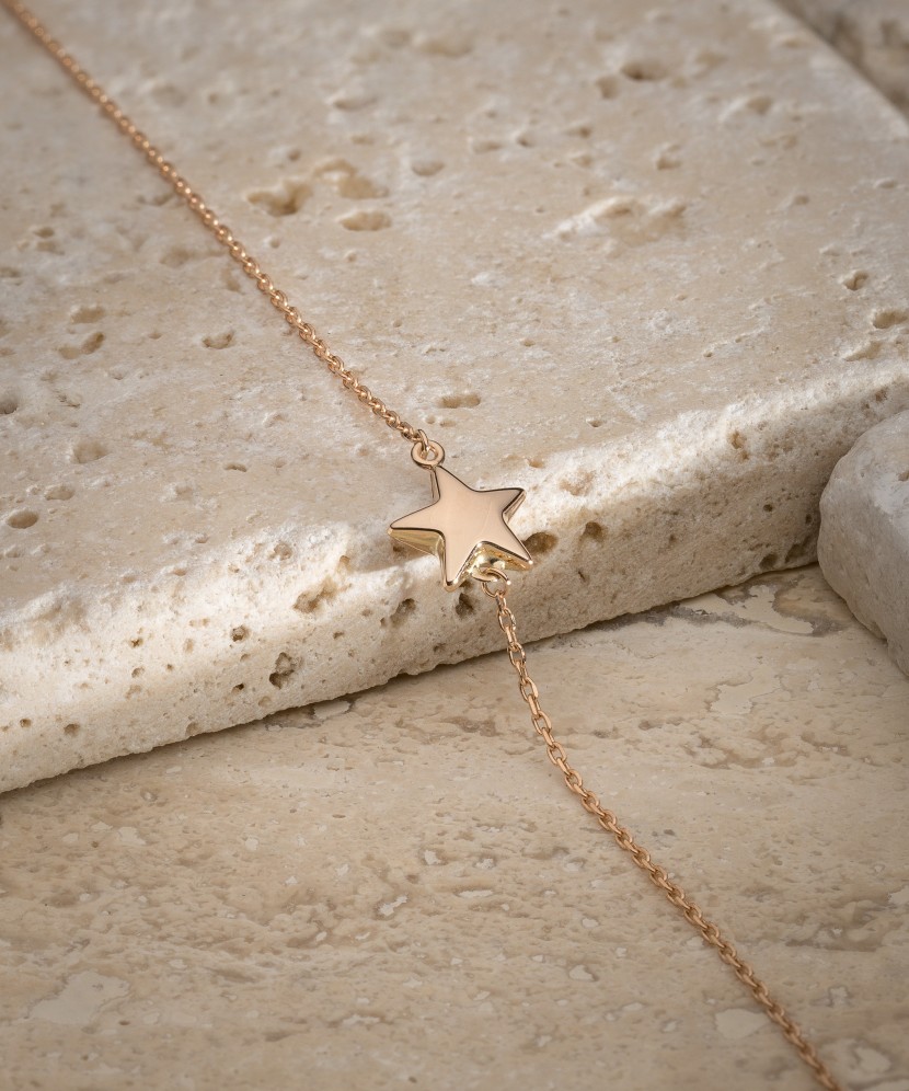 Gold bracelet "Star"