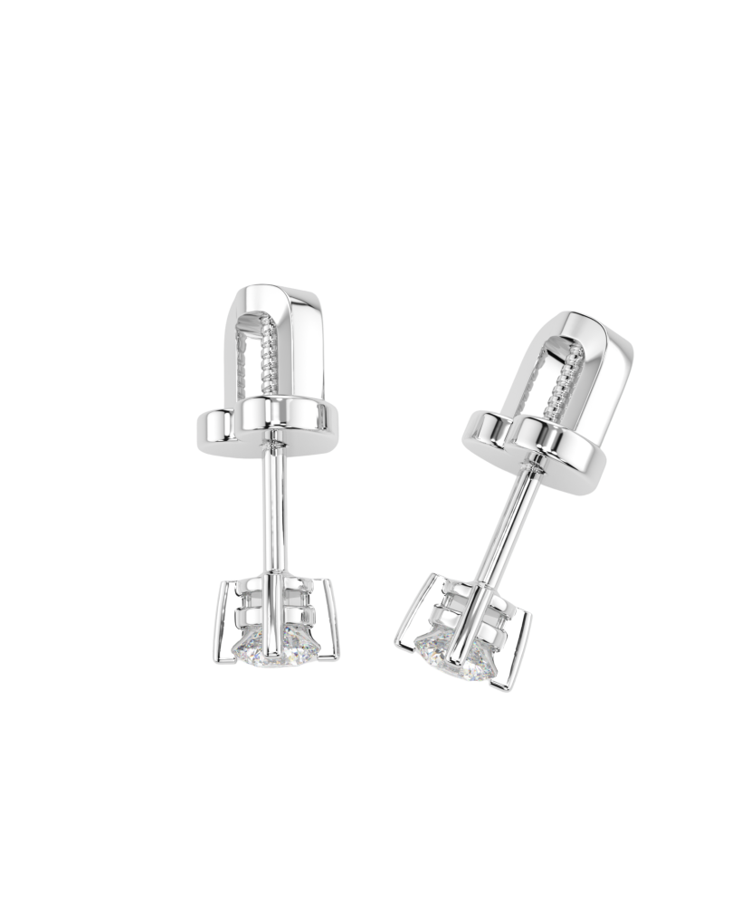 Серьги из белого золота с бриллиантами Серьги из белого золота с бриллиантами