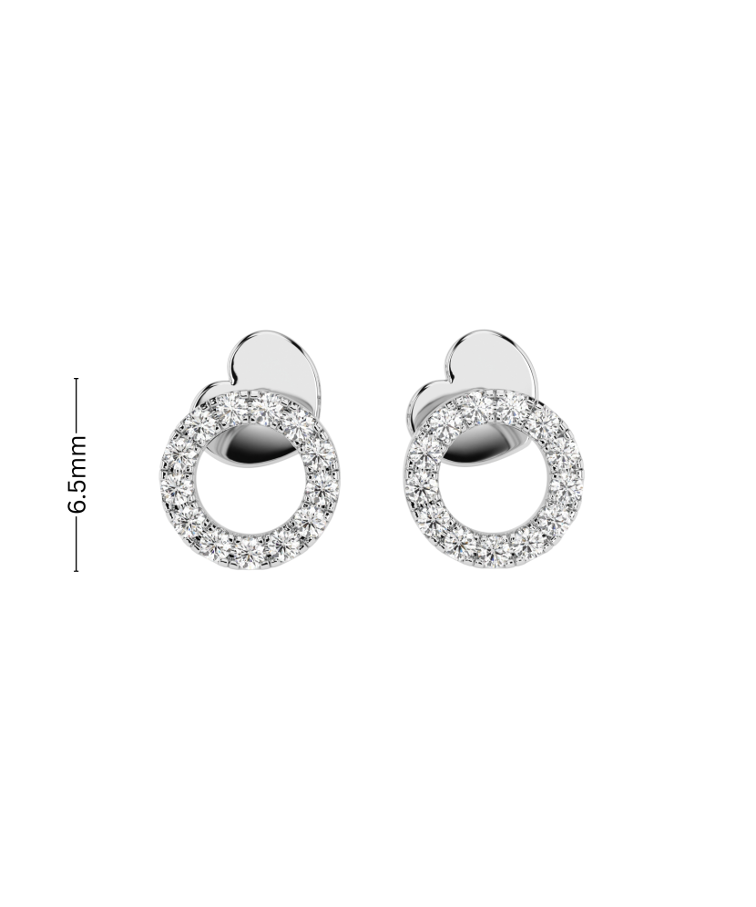 White Gold earrings with diamonds