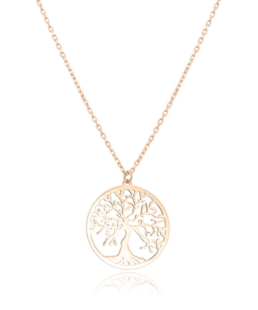 Gold chain with pendant "Tree of life"