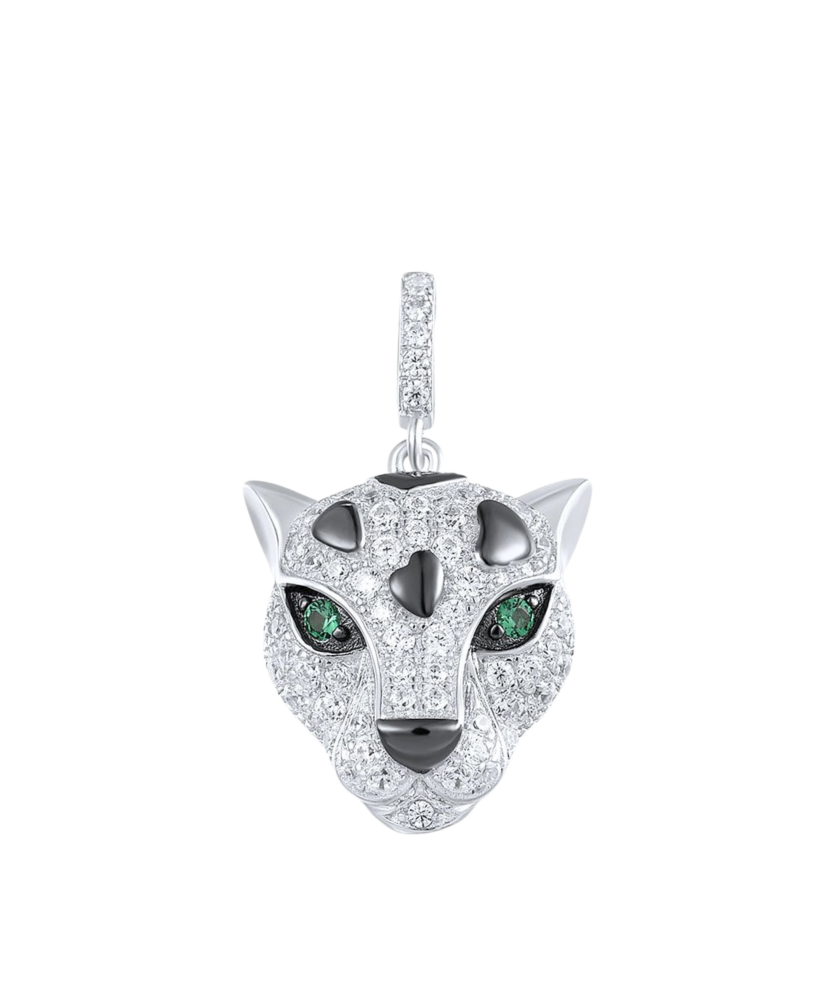 Sterling Silver pendant with spinels and zircons