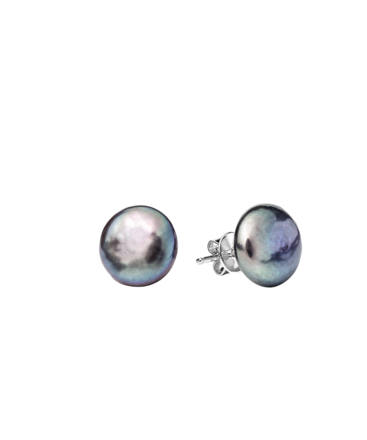 Серьги из серебра с жемчугом