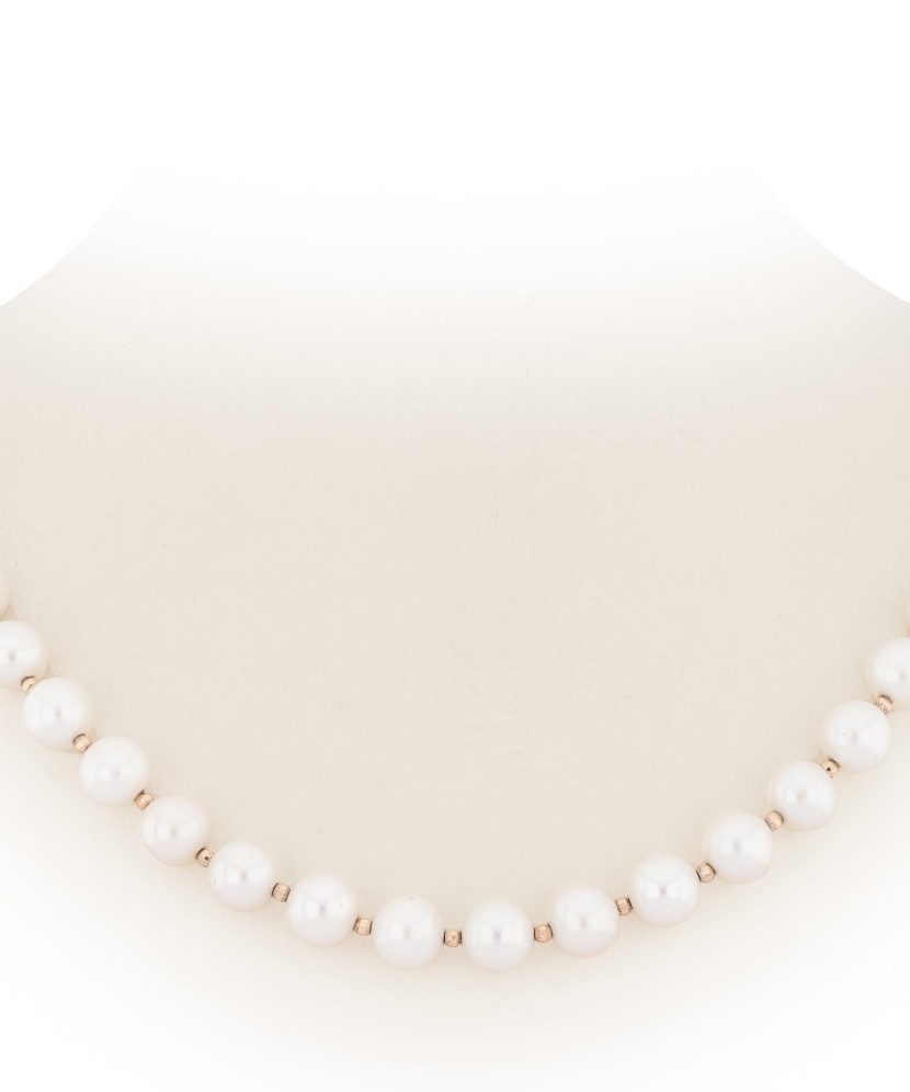 Pearl necklaces with gold 9mm Pearl necklaces with gold 9mm