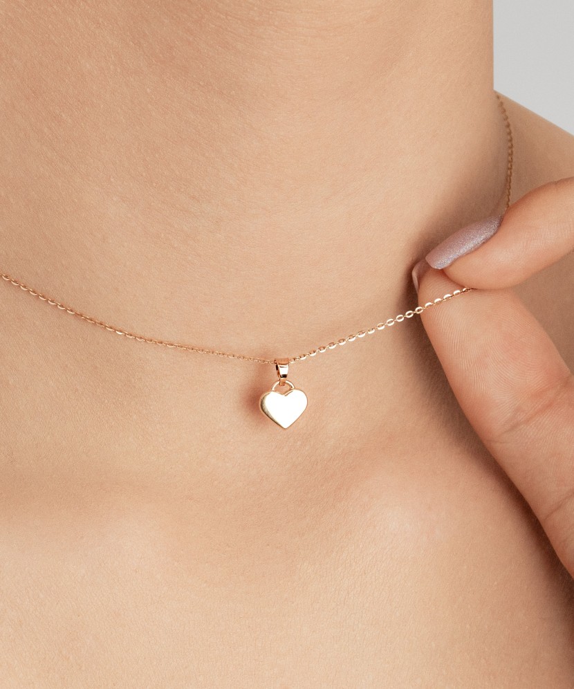 Gold pendant "heart"