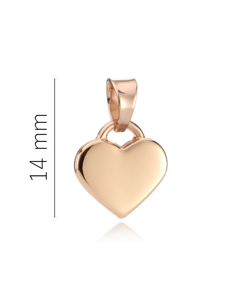 Gold pendant "heart"