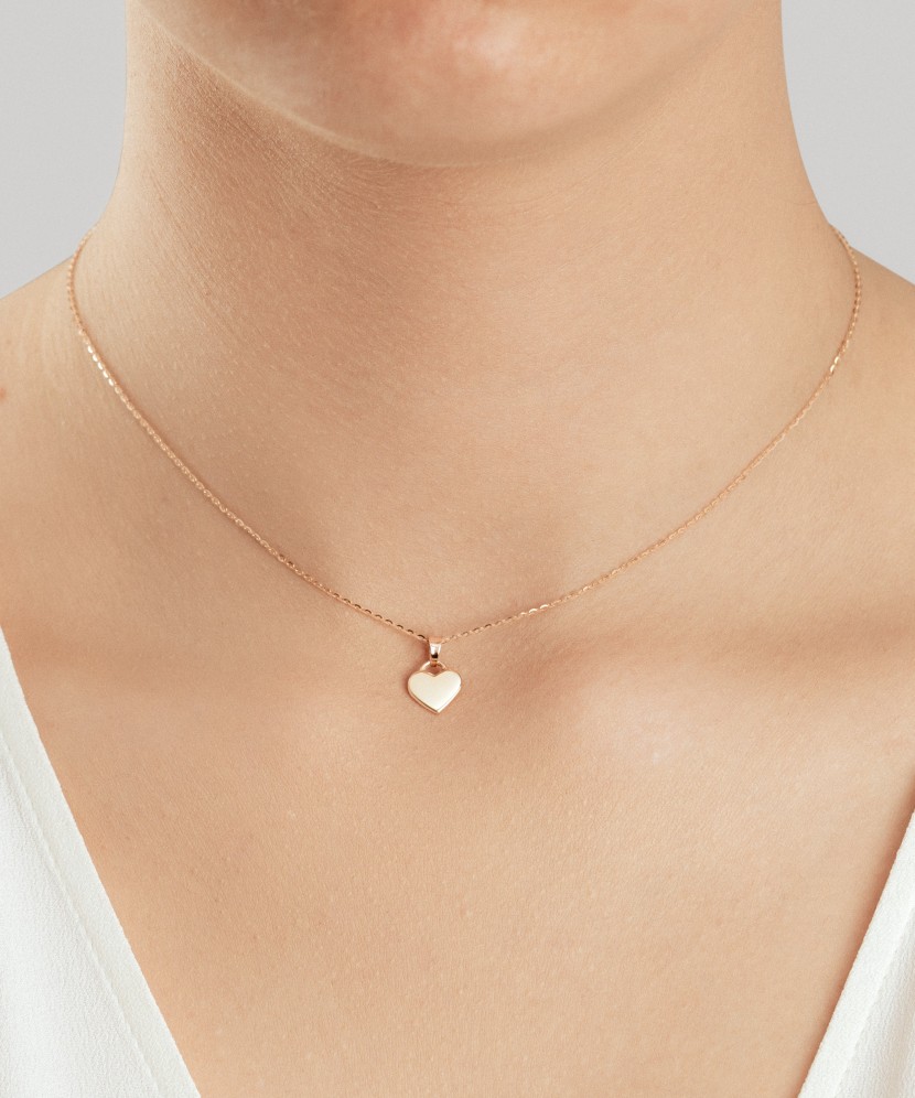 Gold pendant "heart"