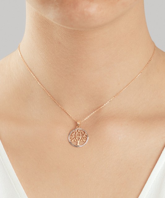 Gold pendant "Tree of life"