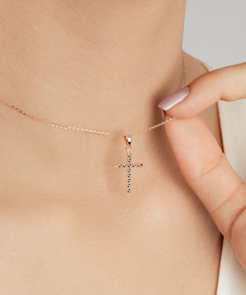 Gold pendant "cross"