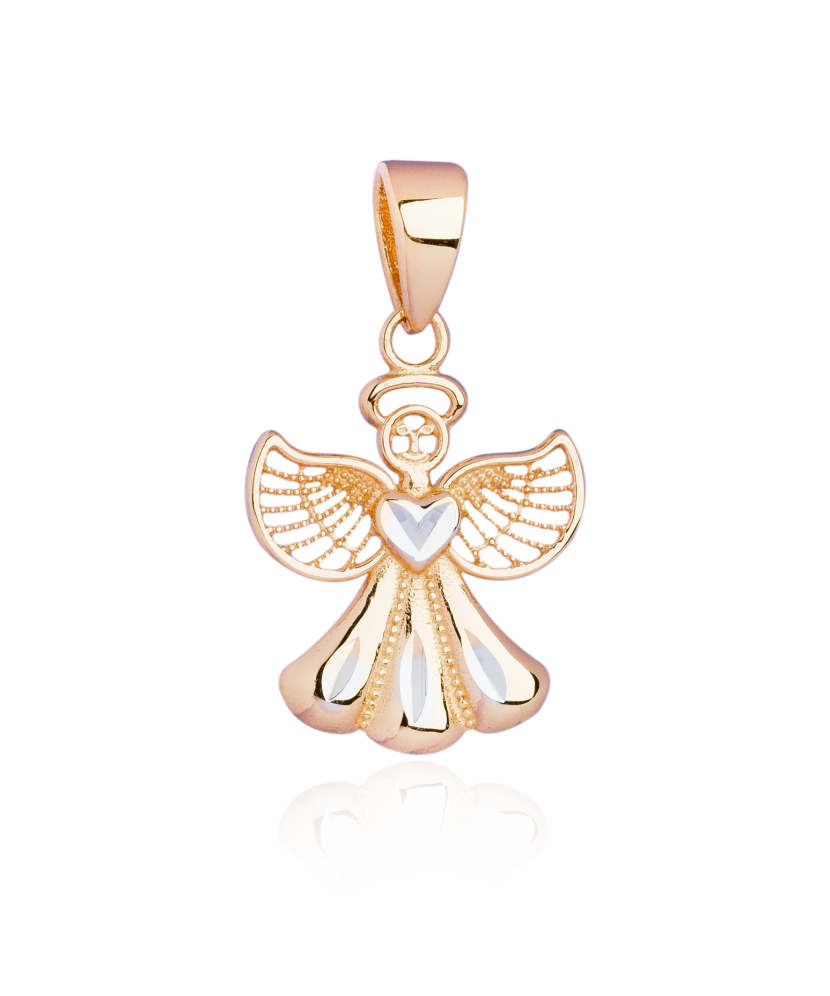 Gold pendant "angel"