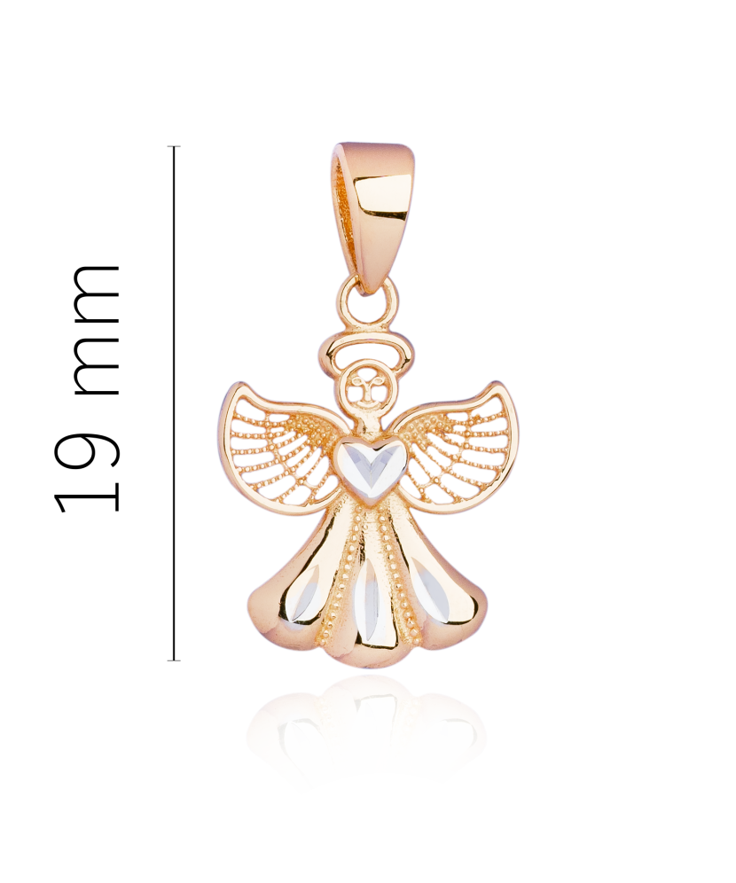 Gold pendant "angel"