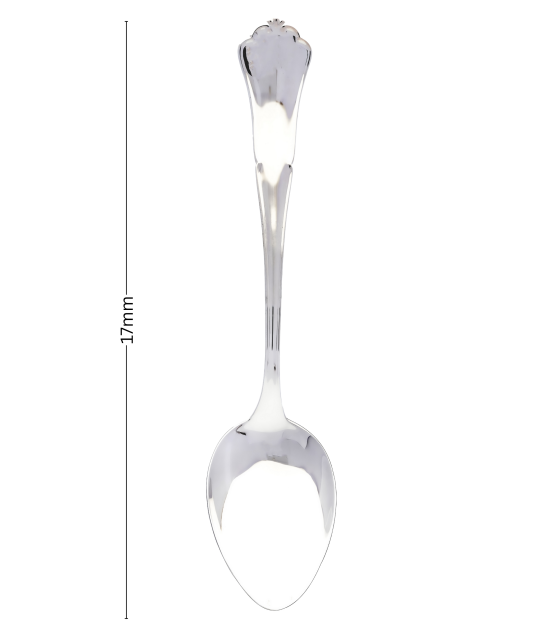 Серебряная мини ложечка