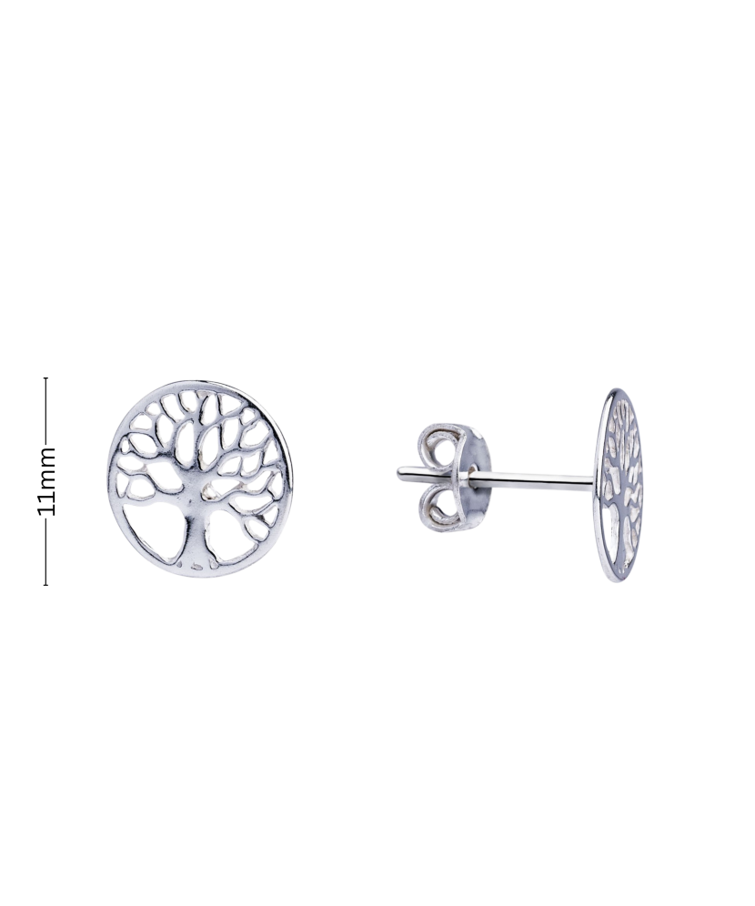 Sterling silver earrings "Tree of life"