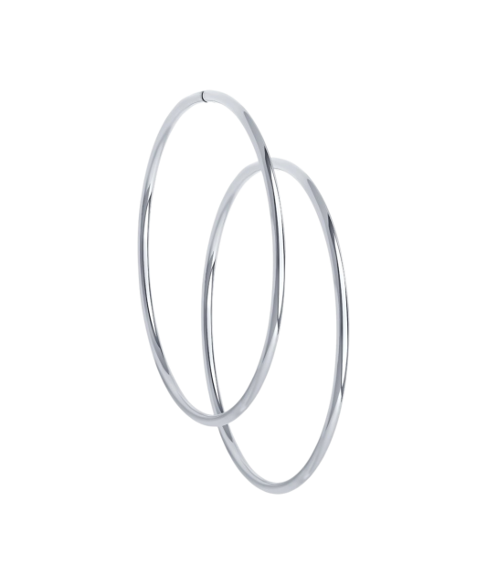 Серьги из серебра конго (кольца) 35мм