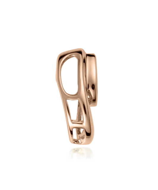 Gold pendant with ruby and diamonds