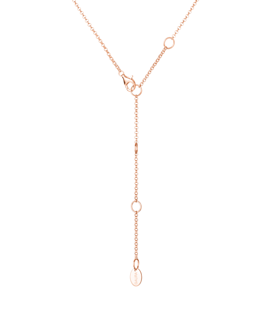 Gilded sterling silver chain with pearl