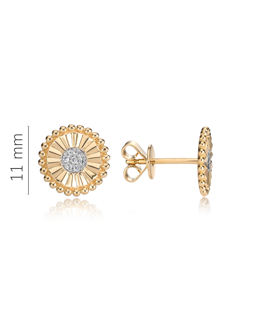 Серьги из золота с бриллиантами