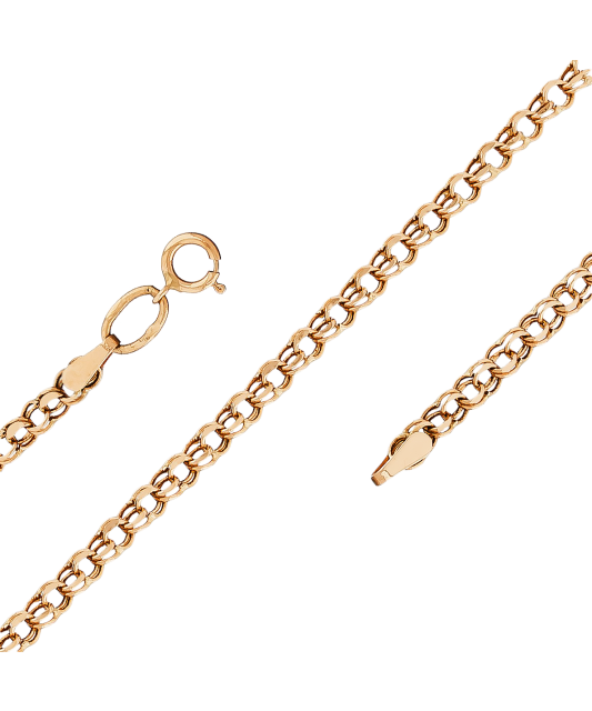 Gold chain "Bismark" 3mm