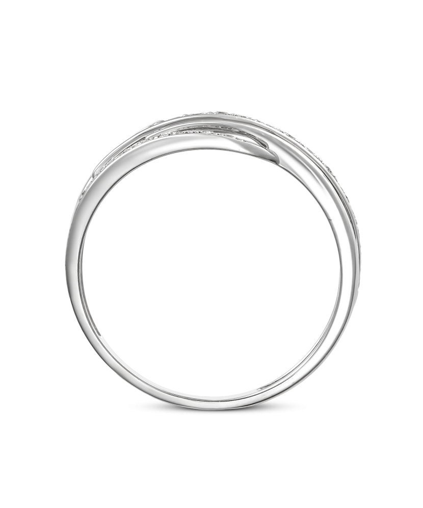 White gold ring with diamonds White gold ring with diamonds