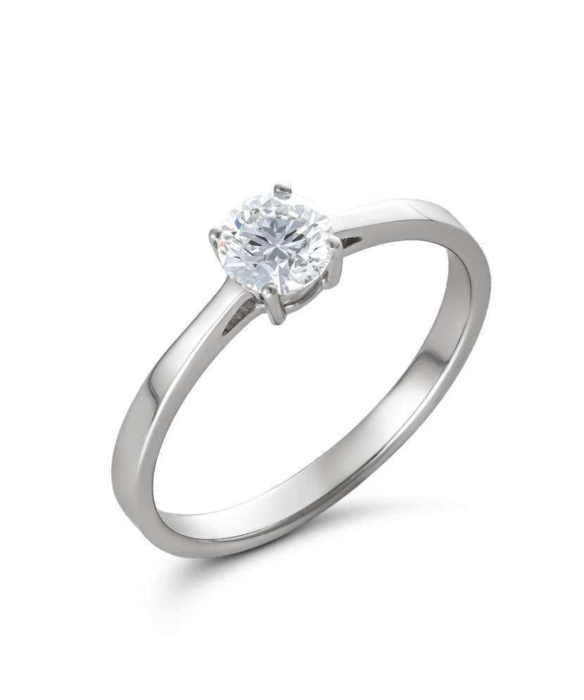 White gold ring with diamonds (0.50ct)