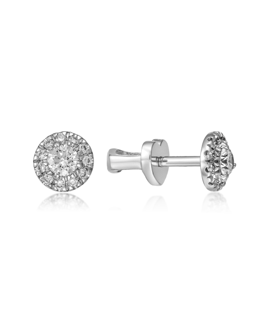 White Gold earrings with diamonds