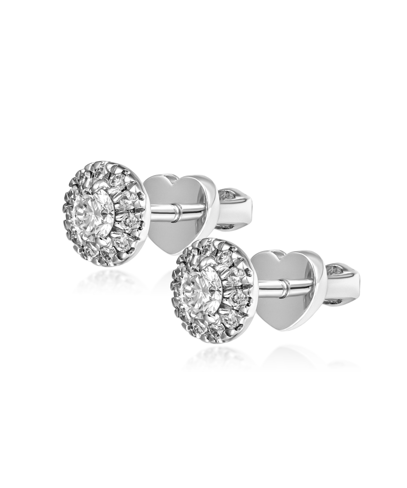 White Gold earrings with diamonds