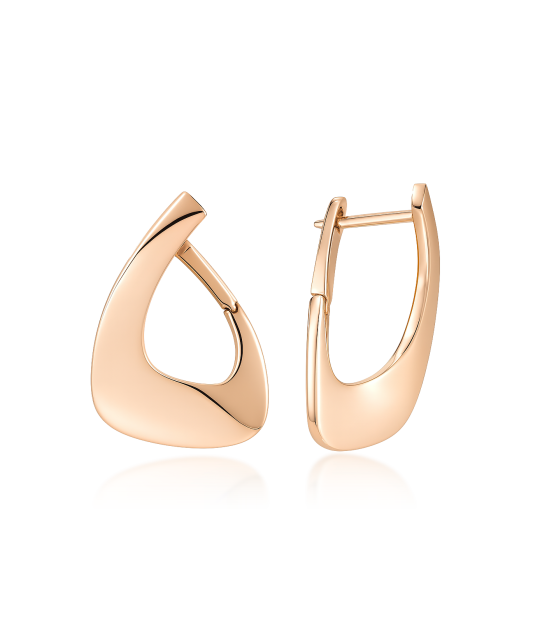 Gold earrings
