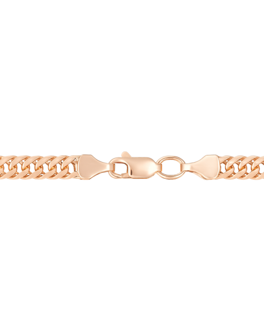 Gold chain "Curb" 4.2mm
