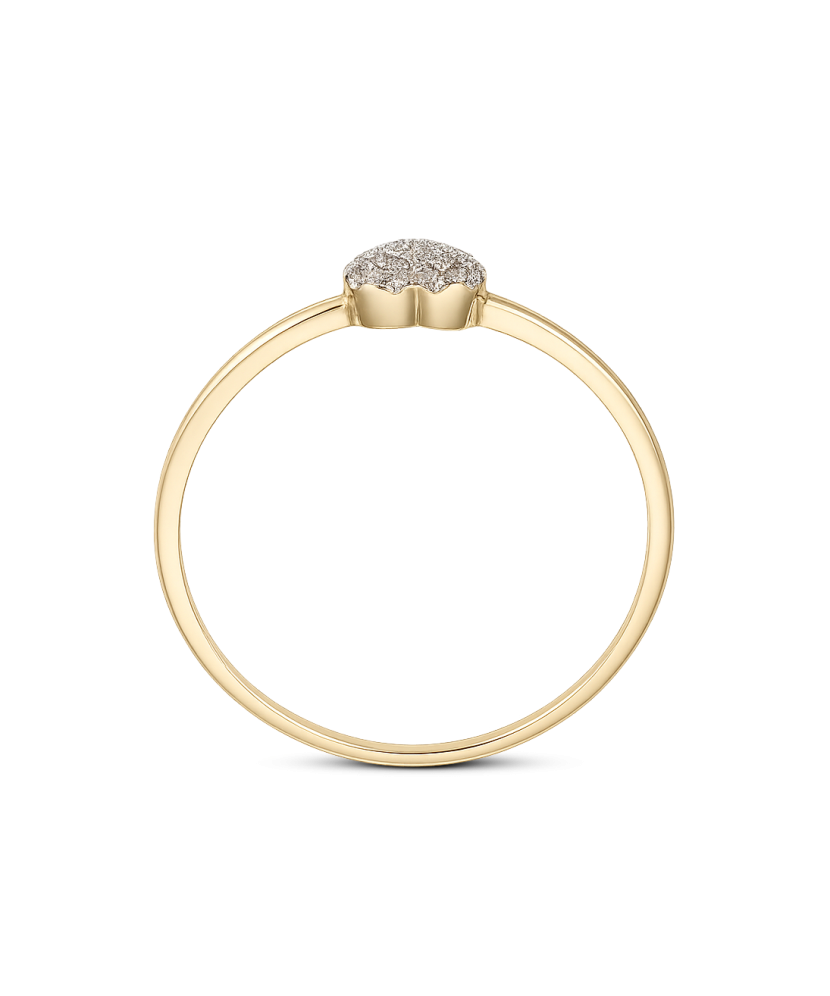Yellow Gold ring with diamonds Yellow Gold ring with diamonds