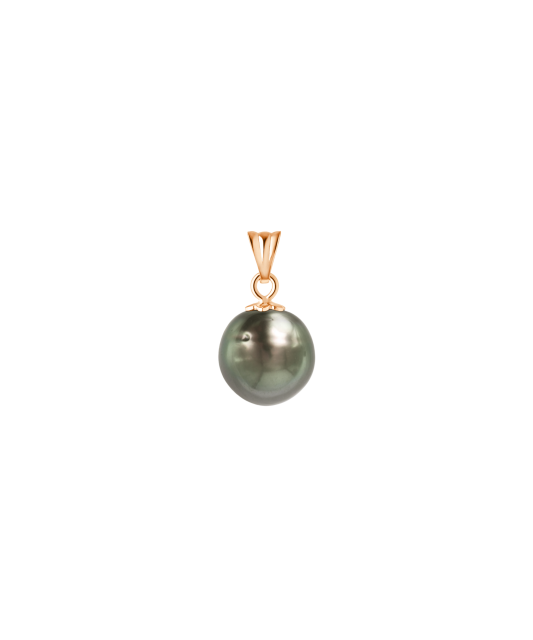 Gold pendant with Tahitian pearl
