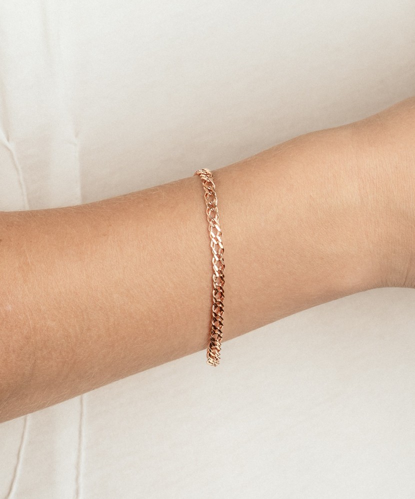 Gold bracelet "Rombo" 4.2mm Gold bracelet "Rombo" 4.2mm