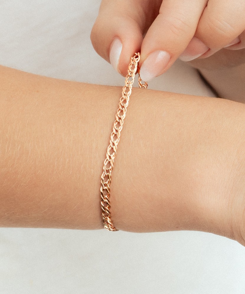 Gold bracelet "Rombo" 4.2mm Gold bracelet "Rombo" 4.2mm