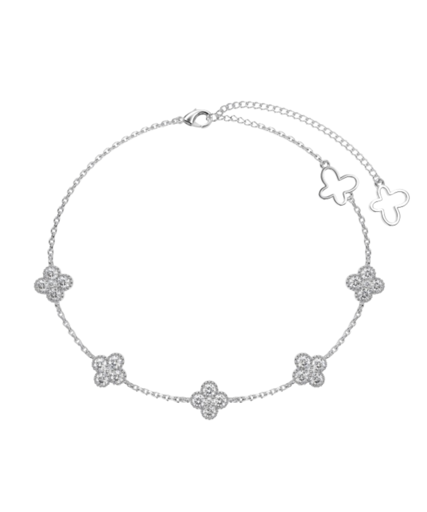 Sterling Silver bracelet with zircons