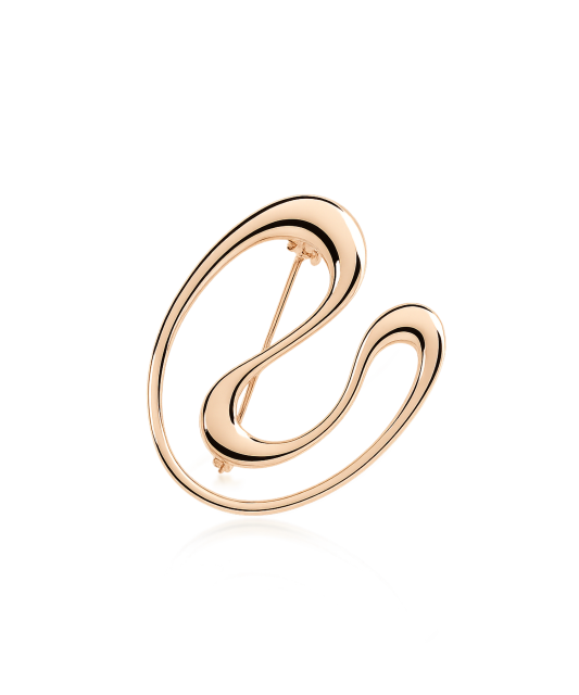 Gold brooch