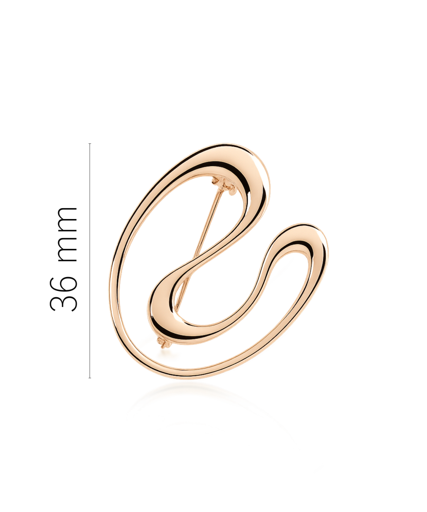 Золотая брошь