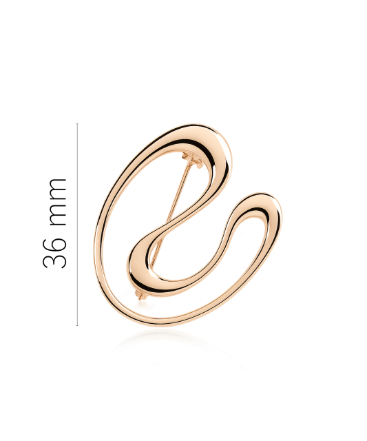 Gold brooch