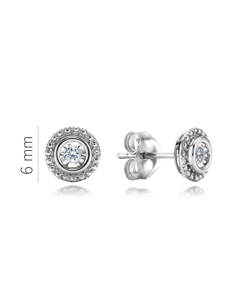 White Gold earrings with diamonds