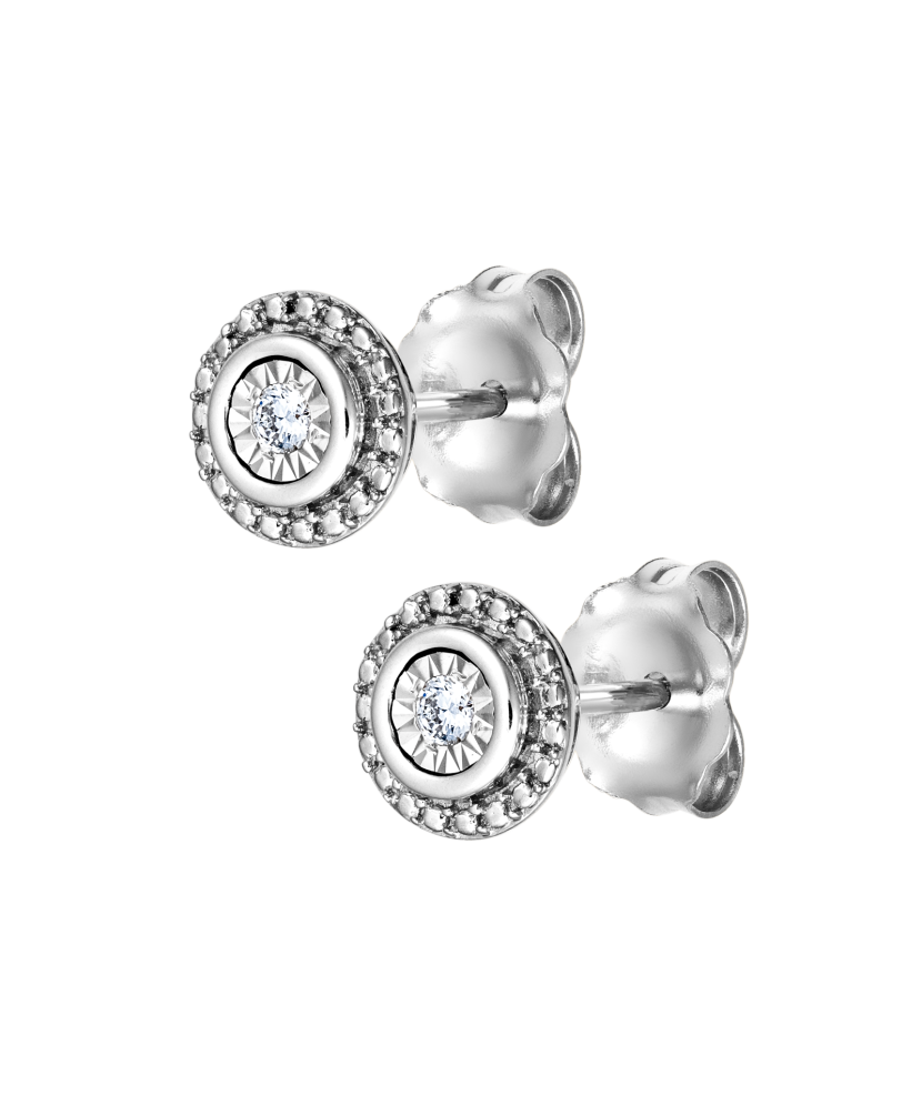 White Gold earrings with diamonds