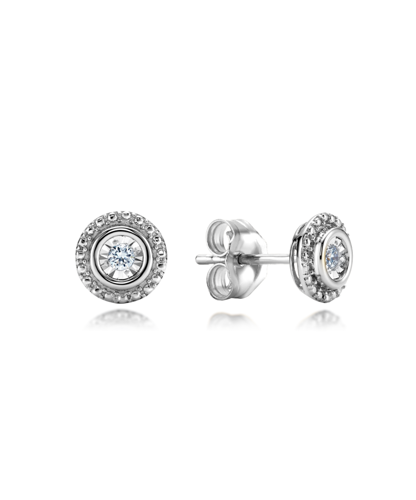 White Gold earrings with diamonds