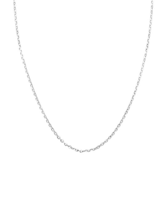 White gold chain "Anchor" 1.2mm
