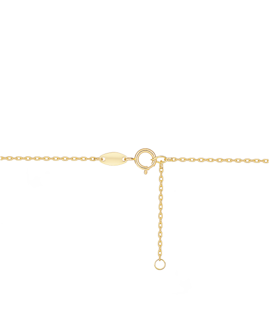 Yellow gold chain with pendant