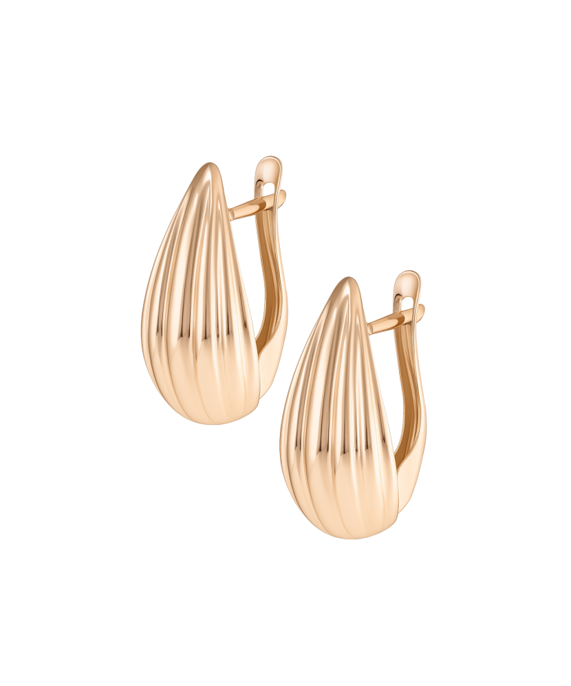Gold earrings