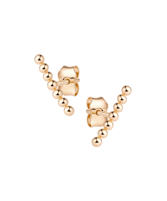 Gold earrings