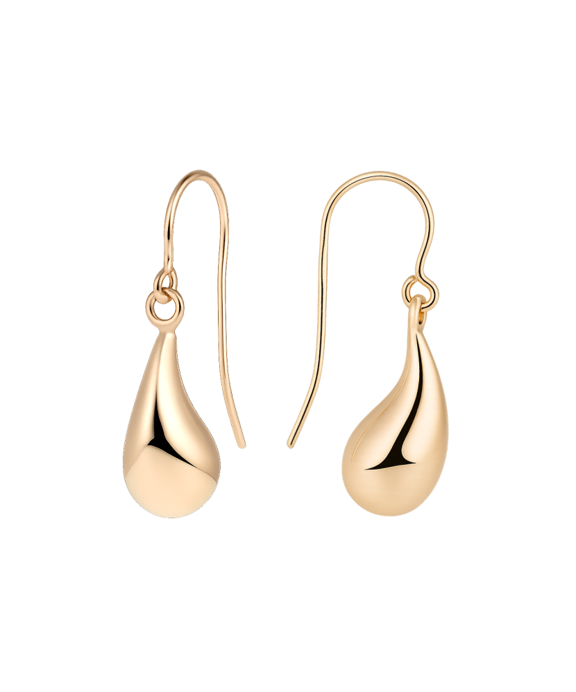 Gold earrings