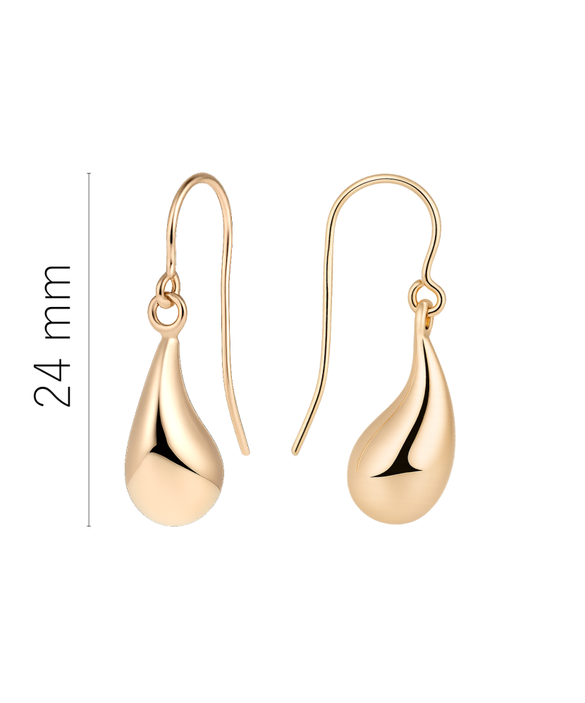 Gold earrings
