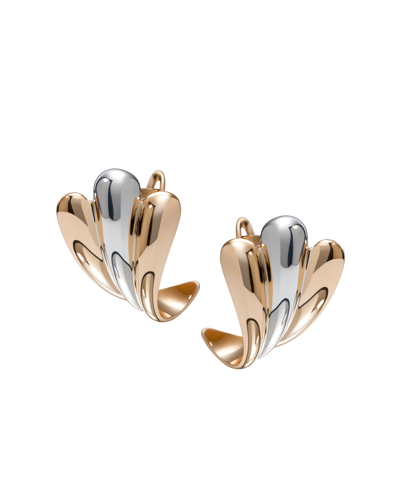 Gold earrings Gold earrings