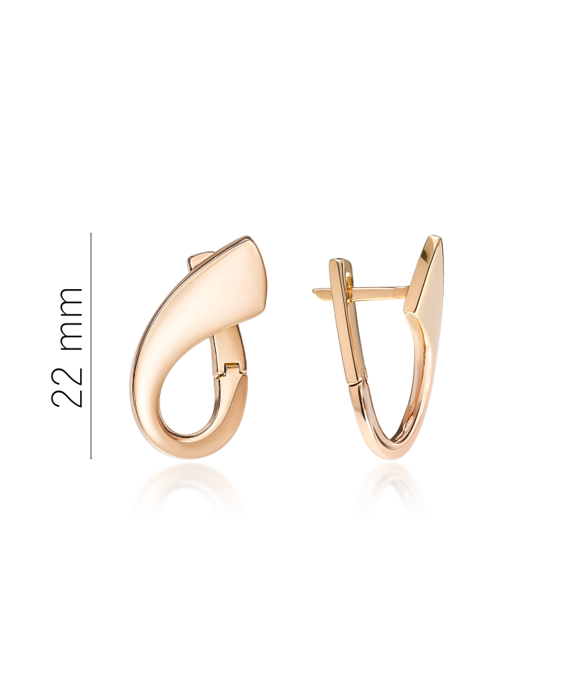 Gold earrings Gold earrings