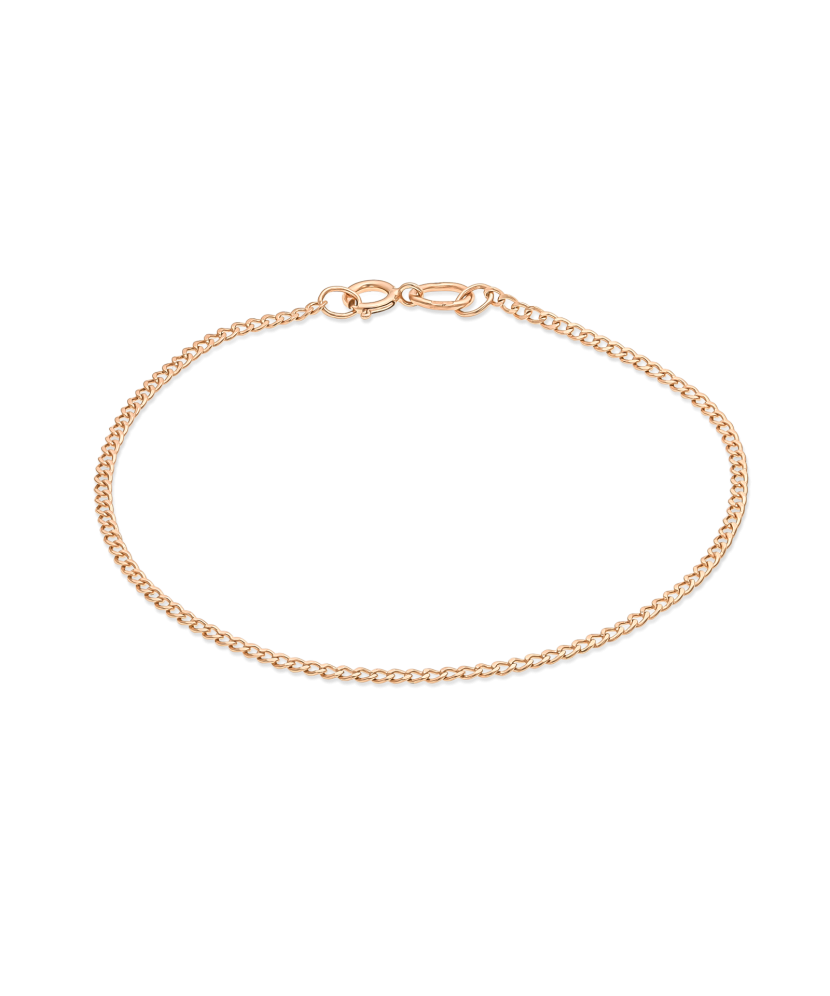 Gold bracelet "Curb" 1.6mm Gold bracelet "Curb" 1.6mm