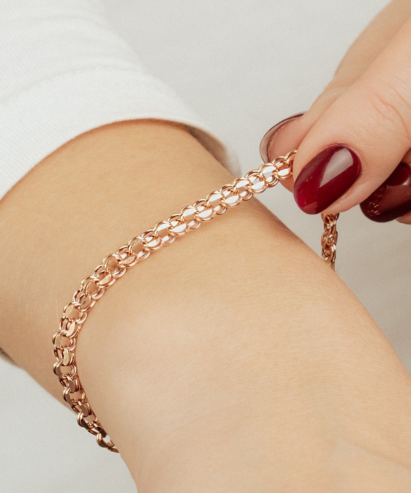 Gold bracelet "Bismark" 4.8mm Gold bracelet "Bismark" 4.8mm