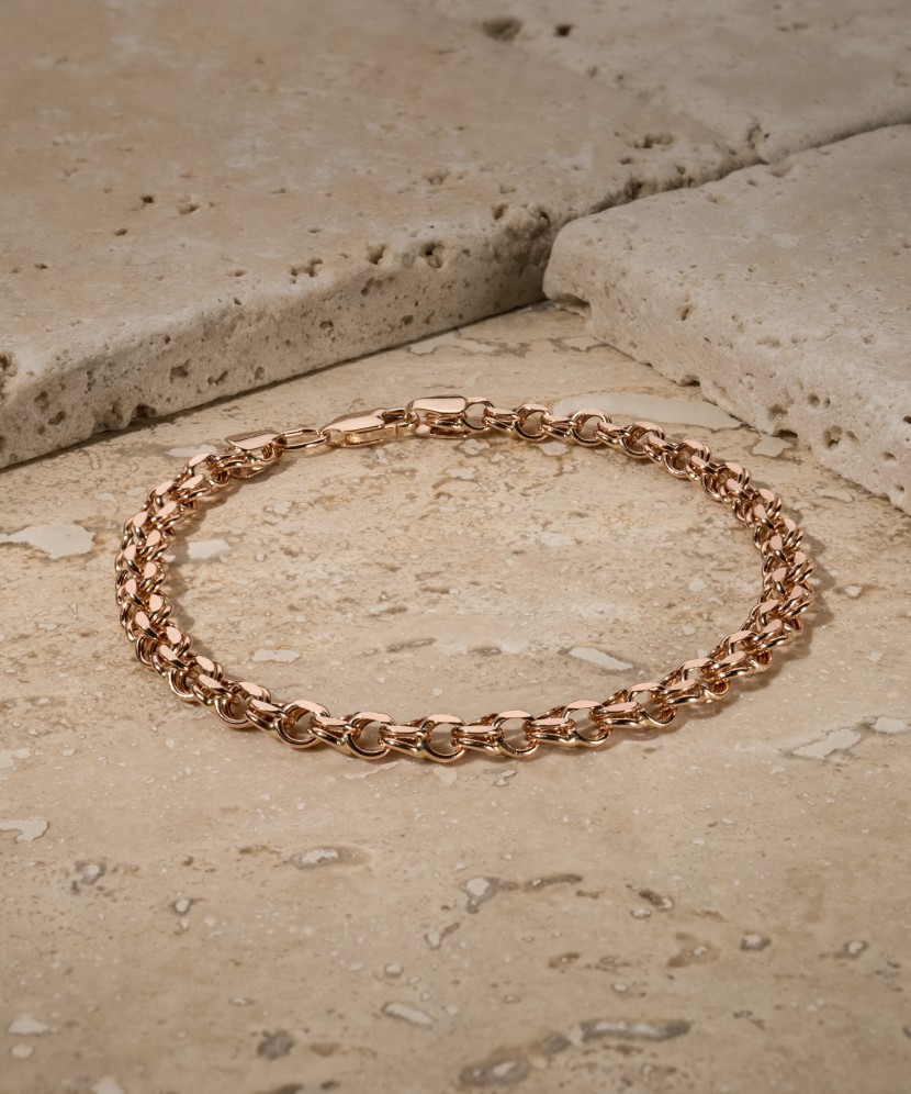 Gold bracelet "Bismark" 4.8mm Gold bracelet "Bismark" 4.8mm